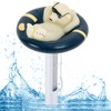 Pool Thermometer Floating Easy Read, Leisurely Polar Bear Water Thermometer