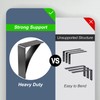 HomiShare 2Pcs Heavy Duty Shelf Brackets 10 x 12 x