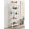 ClosetMaid 3960 X-Frame Design 5-Shelf Bookshelf or Bookcase, White Wood