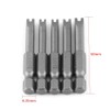 5 Pcs Alloy Steel Screwdriver Drill Bits Set 50mm/2inch Length