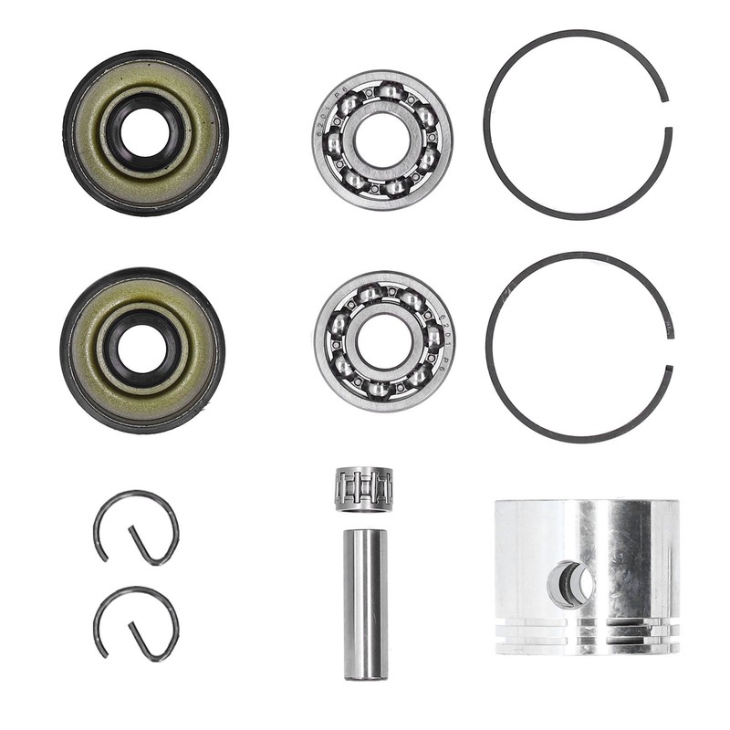 41.1mm Piston Kit Crank Bearing Fit for Poulan 220 221
