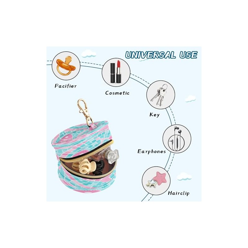 Piscis Style - Funda para chupetes de bebé, portátil, para