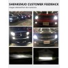 SHENKENUO LED Headlight Hi-Lo BEAM+Fog Bulbs For Volvo VNL VNM