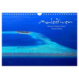MALEDIVEN (Wandkalender 2026 DIN A4 quer), CALVENDO Monatskalender: Perlen im Indischen Ozean (CALVENDO Orte)