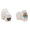 Primex Suttle Tool-Less Cat6 Data Jack with 8 Color-Coded Bezels