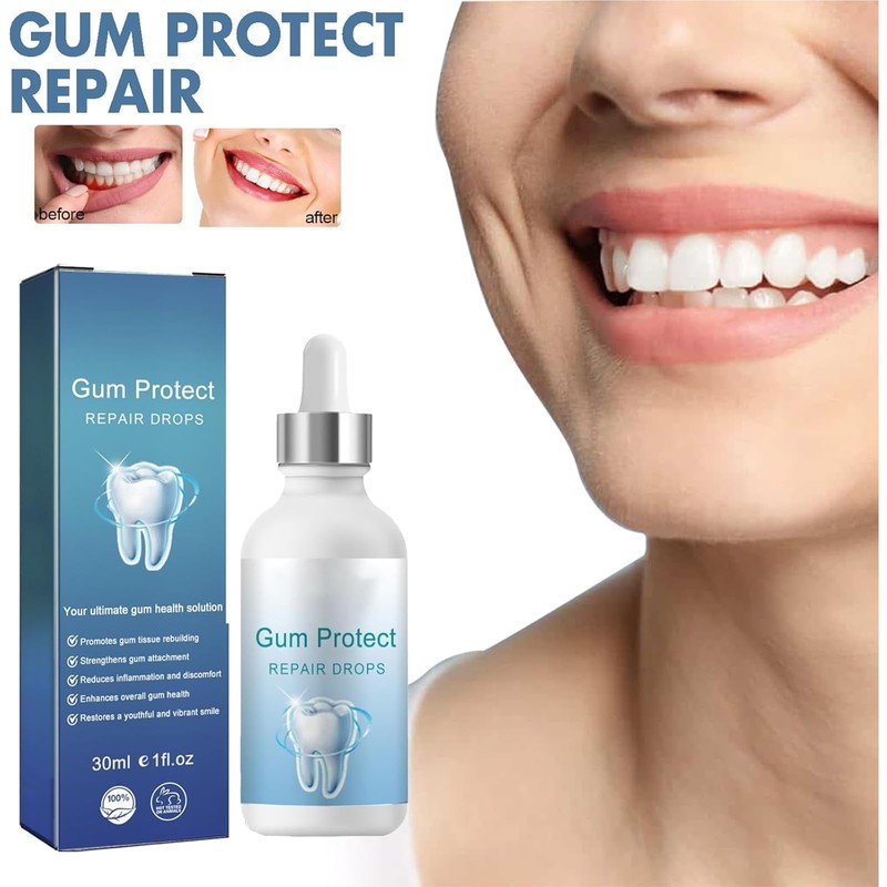 Gum Protect Gum Repair Drops, Gum Recovery Drops, Gum Relief