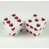 Koplow Games White Sweetheart Dice d6 25mm 2ea