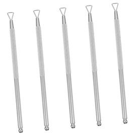 WOONEKY Ergonomic Nail Art Cuticle Pusher Nail Dead Skin Removal Tool for Home