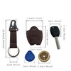 MEEBOY handmade leather car key sleeve for broken key car