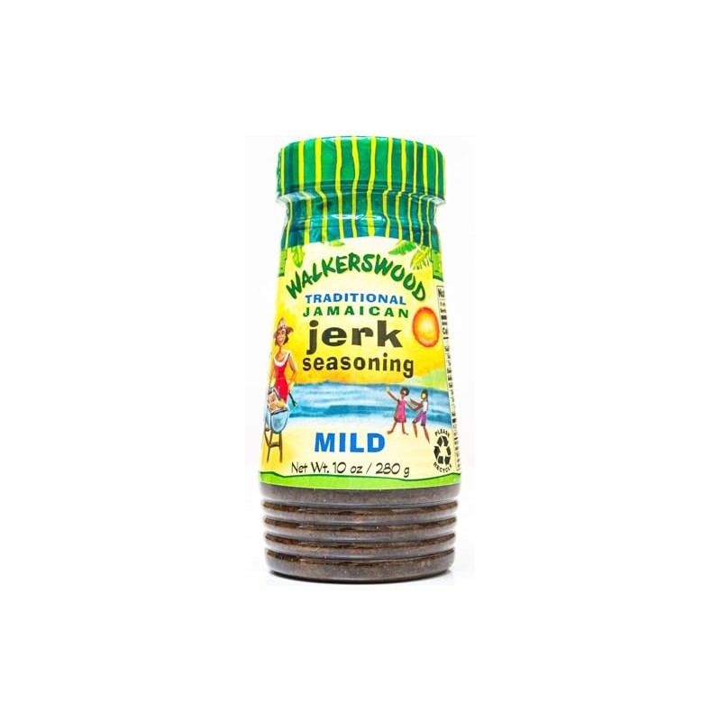 Walkerswood Jamaican Jerk Mild Seasoning, 10 Ounce (Pack of 4)