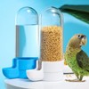 OKONOS Hanging Bird Water Dispenser Cage Feeder for Parrots Parakeets