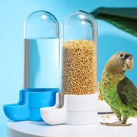 OKONOS Hanging Bird Water Dispenser Cage Feeder for Parrots Parakeets and Squirrels