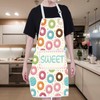 FUSTMW Donuts Apron Donut Gifts for Donuts Lover Apron with