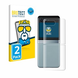 BROTECT Pack of 2 Full Cover Screen Protectors for Motorola Razr 40 Ultra (Back) Full Screen Protector Film [3D Curved, Crystal Clear]