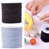 WedDecor 1mm White Elastic Cord Elastic Rope Stretch Fabric Craft
