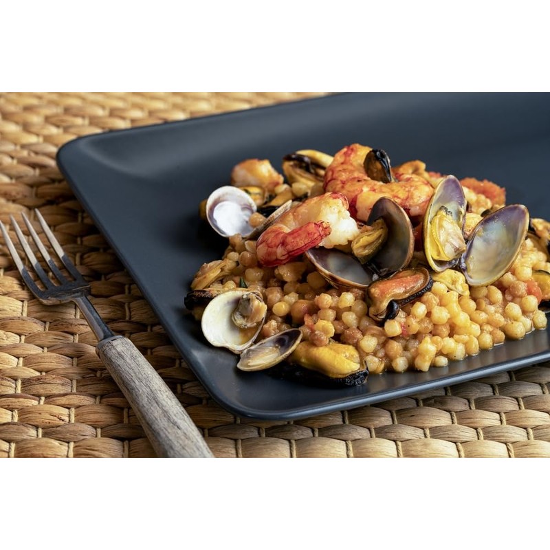 Sanniti Toasted Fregola Sarda FIne Semolina Pasta Fregula Tostata Fina,
