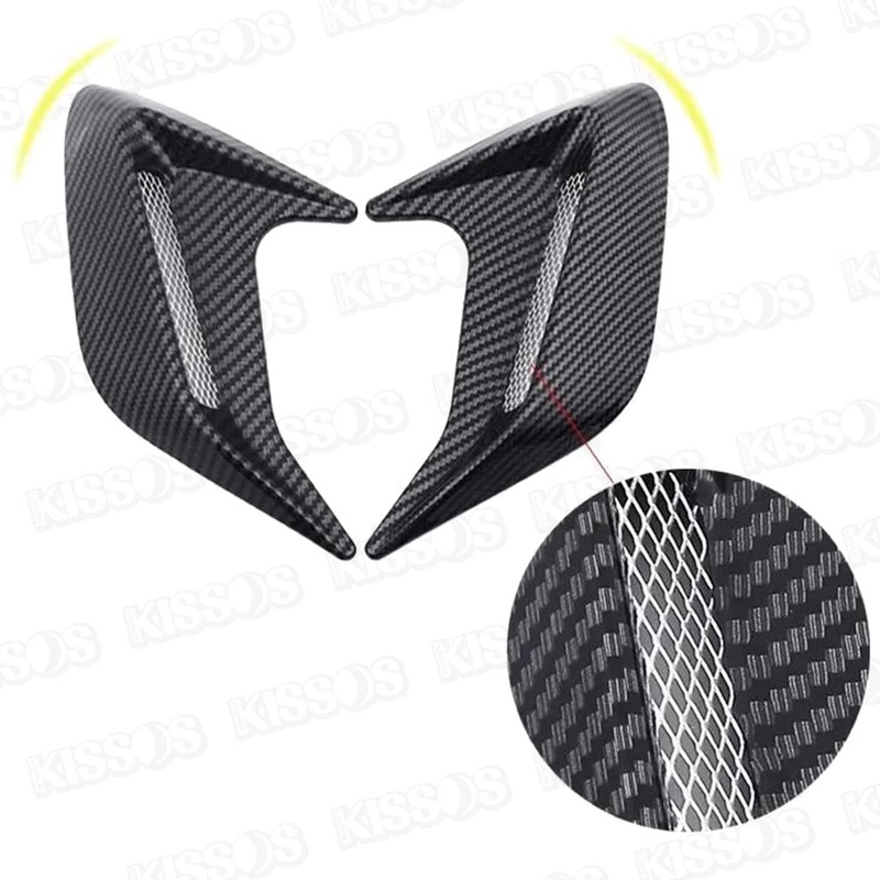 Car Dummy Duct Fender Hood Aero Custom Dress Up Carbon