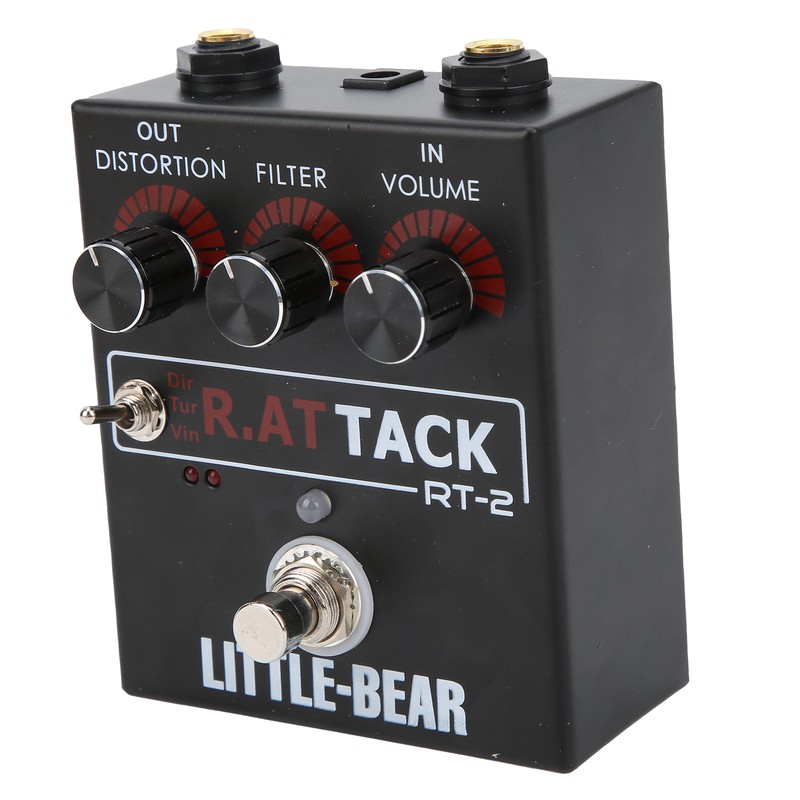 Guitar Distortion Effector Electric 3‑Level for RAT Tone Single Effect