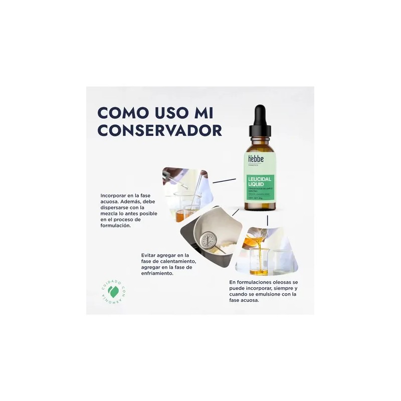 Leucidal, Conservador Cosmético Natural De Amplio Espec 30g