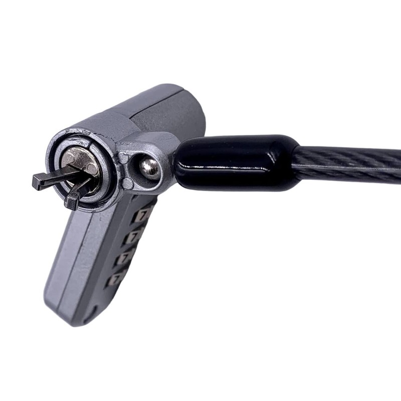 Bosvision Desktop/Laptop Security Cable Lock, for 3 Security Slots (K