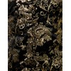 ZEROYAA Mens Hipster Gold Paisley Single Breasted Suit Dress Vest/Tuxedo