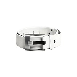 Cipo & Baxx C-2163 Men's Genuine Leather Belt, White