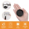 MOROBOR 4 Pack Closet Door Finger Pull, Steel Round Sliding