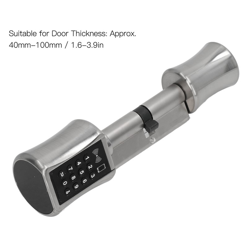 Keyless Electric Lock Stainless Steel Brass Low Consumption Smart Cylinder