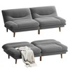 Homall Futon Sofa Bed, Modern Loveseat Futon Couch with Adjustable