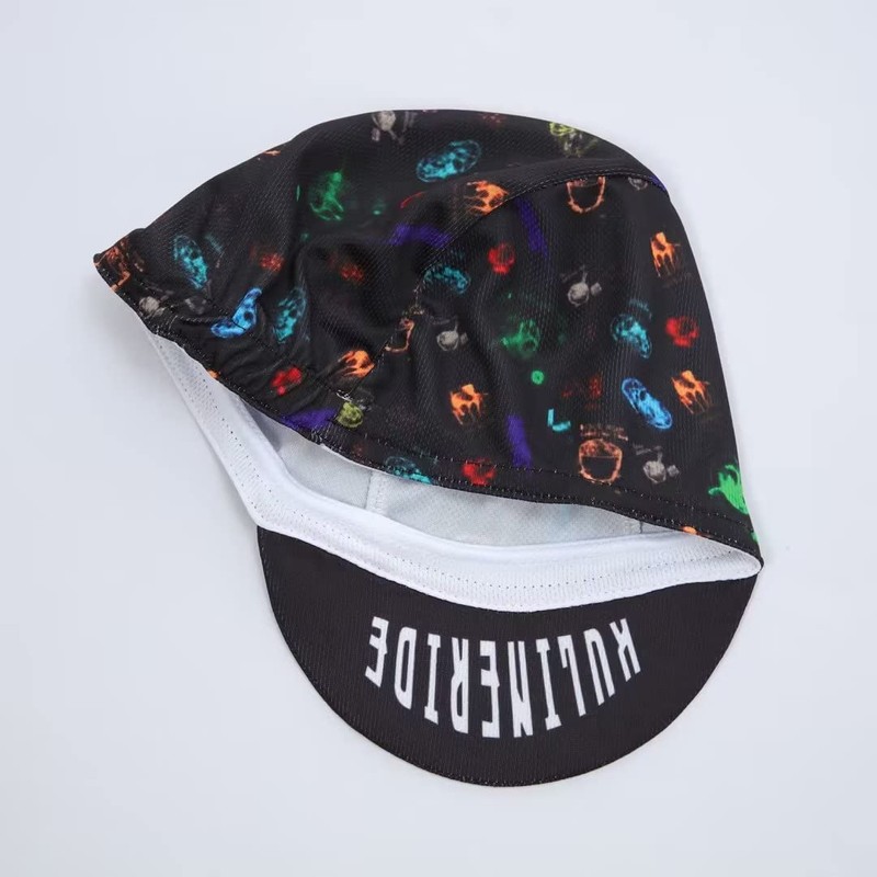 BikingBros Multicolor Cycling Cap - Polyester Cycling Hat-Under Helmet -