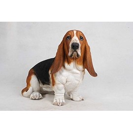 Hi-Line Gift Ltd Resin Dog - Basset Hound- Large Statue
