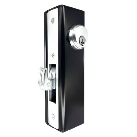 Mortise KIASET Hook Bolt Mortise Lock, Weldable Steel Hook Lock for Sliding Gate
