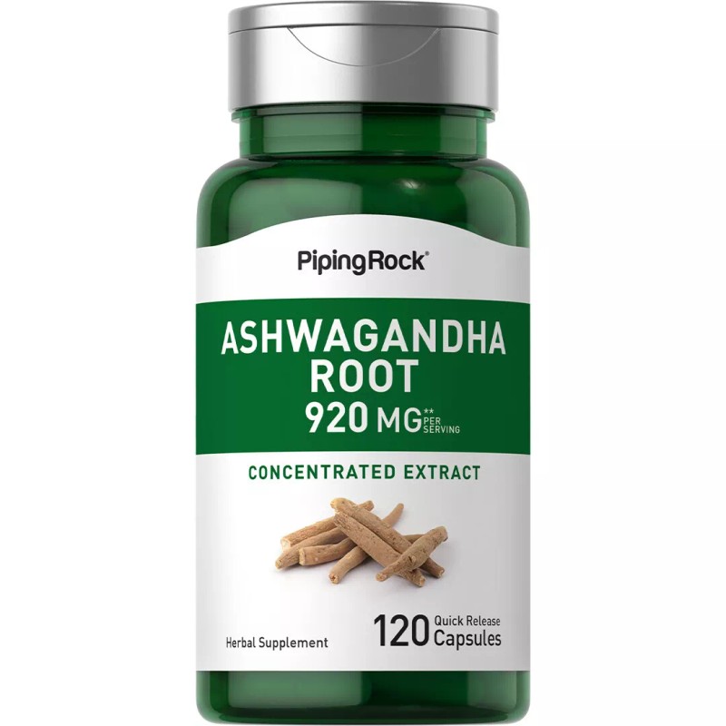 Piping Rock Ashwagandha Root Extract | 920mg | 120 Capsules