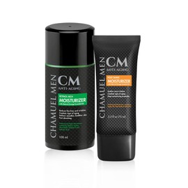 CHAMUEL MEN Set De Cuidado Facial Diurno Y Nocturno Para Hombre. Incluye Hidratante Antiedad Para Después Del Afeitado  Hidratante Nocturno Con...    