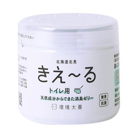 環境大善 Kireiru D Series Toilet Deodorizing Jelly, 4.9 oz (140 g), Unscented, Made in Japan, 100% Natural Ingredients, Toilet Deodorizer, Colorless Transparent Liquid