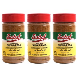 Sadaf Shwarma Seasoning - Shawarma Spice for Cooking & Food Seasoning - Spices & Seasonings - Middle Eastern Cuisine - Kosher - 5 Oz (3 Pack)