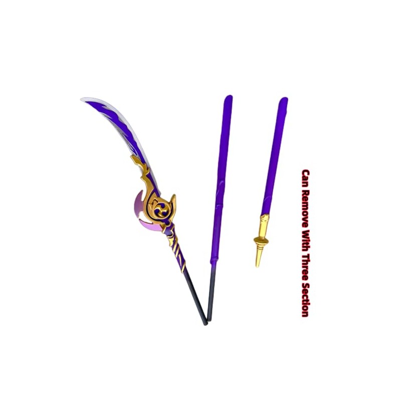 damdos Halloween Prop Impact Cosplay Swords, Oversized 72" Engulfing Raiden