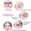 Reusable Eyebrow Stencil Kit with 8 Different Shapes Eyebrow Templates,