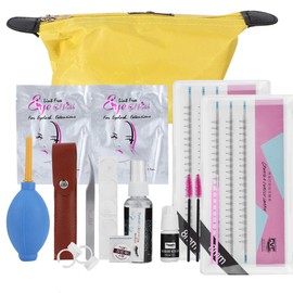 Eyelashes Grafting Tool Set Eyelash Extension Glue Tweezer False Eyelash Kit (8mm+8mm)