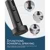 FORIOUS Black Kitchen Faucet with Soap Dispenser, Stainless Steel Kitchen