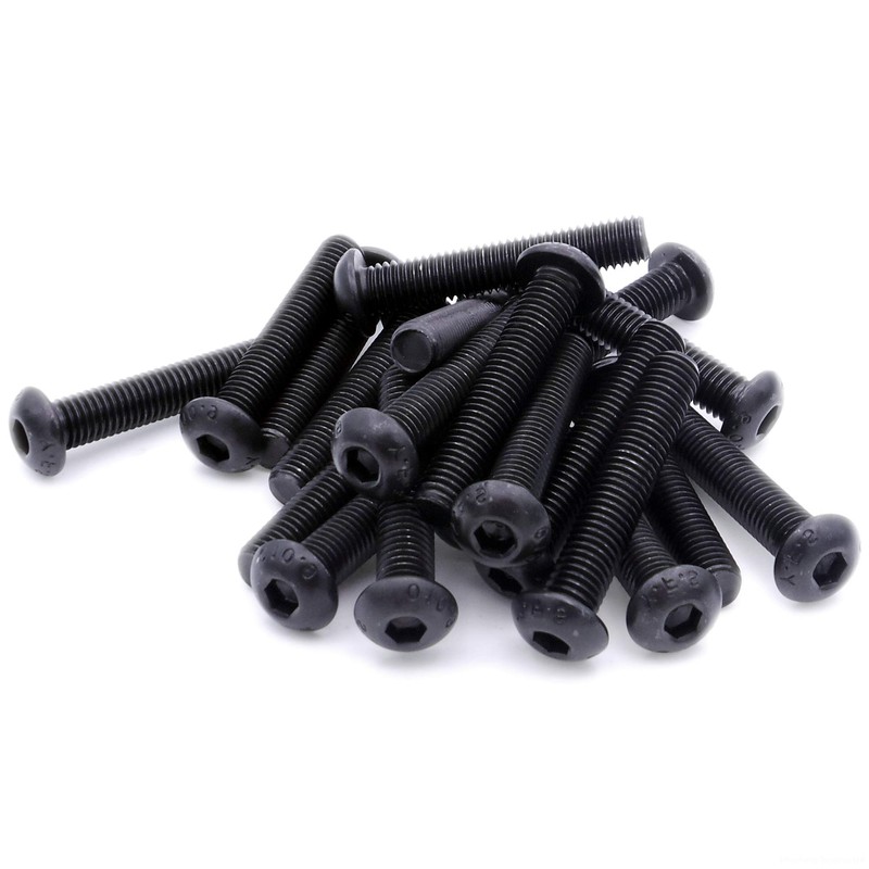 M12 (12mm x 35mm) Hex Socket Button Machine Screw (Bolt)