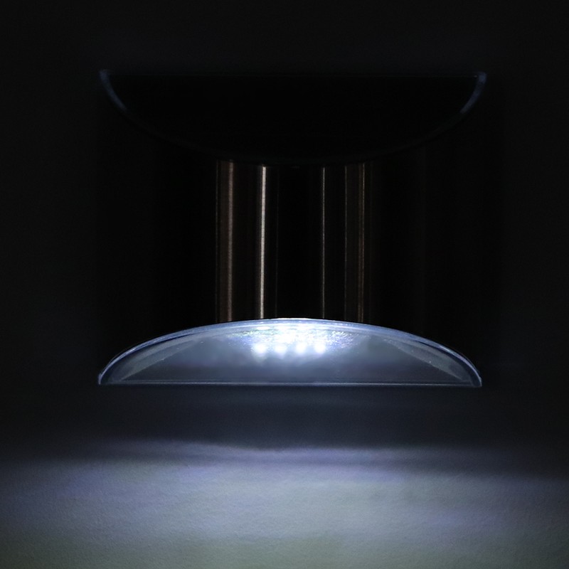 Stainless Steel Solar Fence Security Lights LightControl Step Wall Lamp