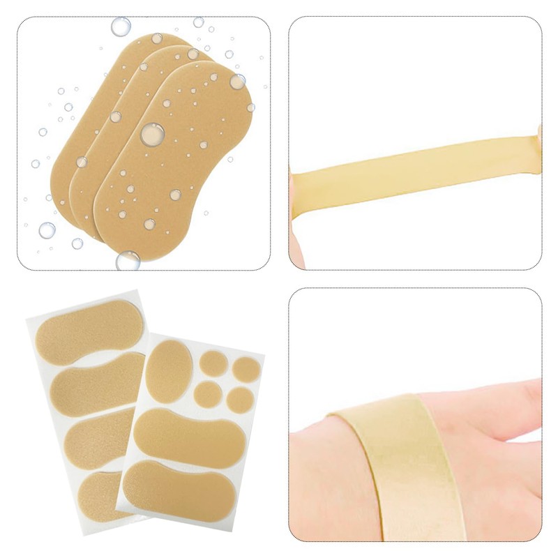 16 Pieces Rubber Bands, Feet Tape Protective Tape, Anti Blister