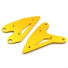 LEDISHUN Foot Peg Heel Plate Guard Protector Foot Pegs for