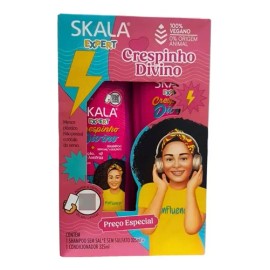 Duo Skala Shampoo  Acondicionador Crespinho Divino Kids                                                                                               