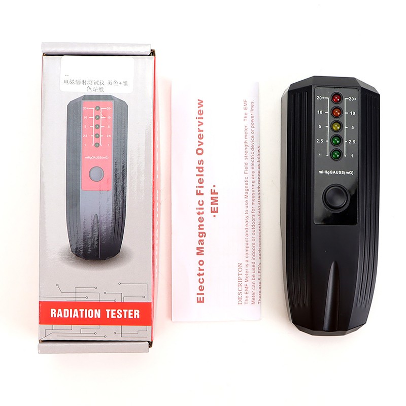 Electromagnetic Field Radiation Detector High Sensitivity Accuracy EMF Tester with