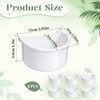 6 Pcs Plastic Bird Food Feeder Bird Cage Feeder Hanging