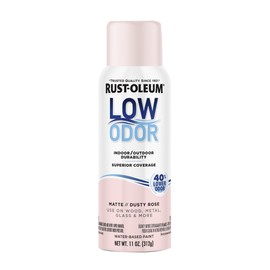 Rust-Oleum Low Odor Premium Spray Paint, 11 oz, Matte Dusty Rose