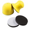 SPEEDWOX 4 Pack 3" Round Hand Sanding Blocks Hook and