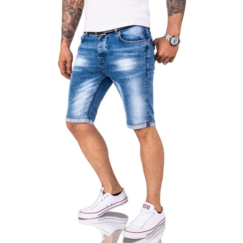 Rock Creek Denim M50 Men's Shorts (Rc-2217) - Blue -